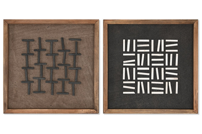 Conjunto de dos cuadros