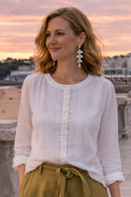 Camisa blanca bordados