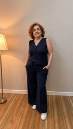 Traje de pantalón y chaleco