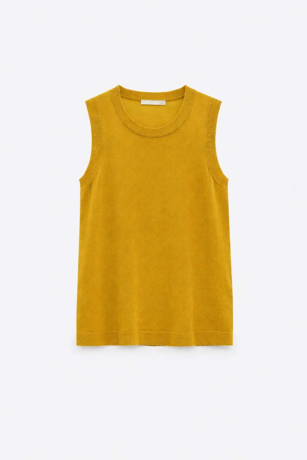 Camiseta color mostaza