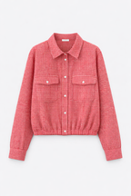 Sobrecamisa tipo bomber vichy
