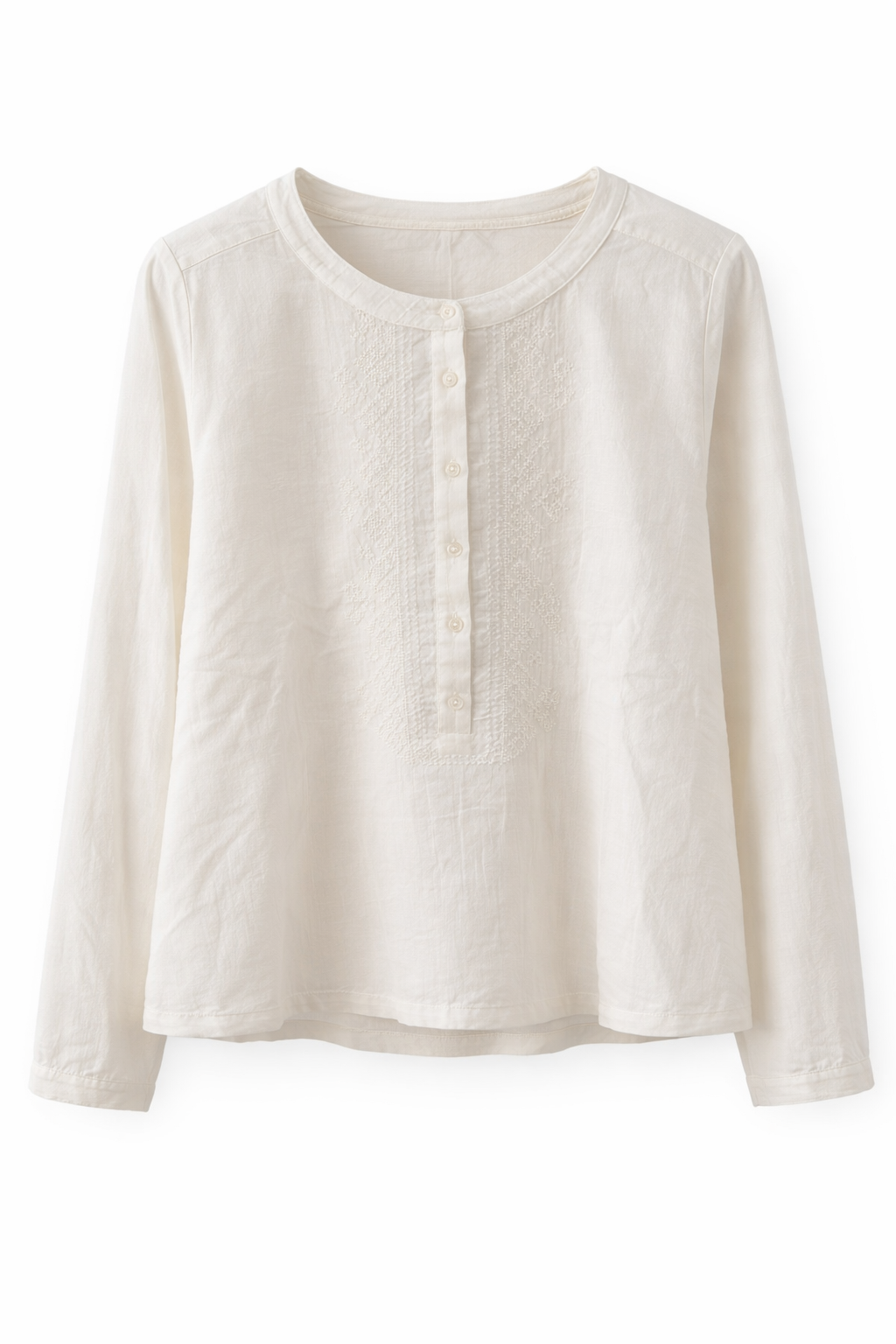 Camisa blanca bordados