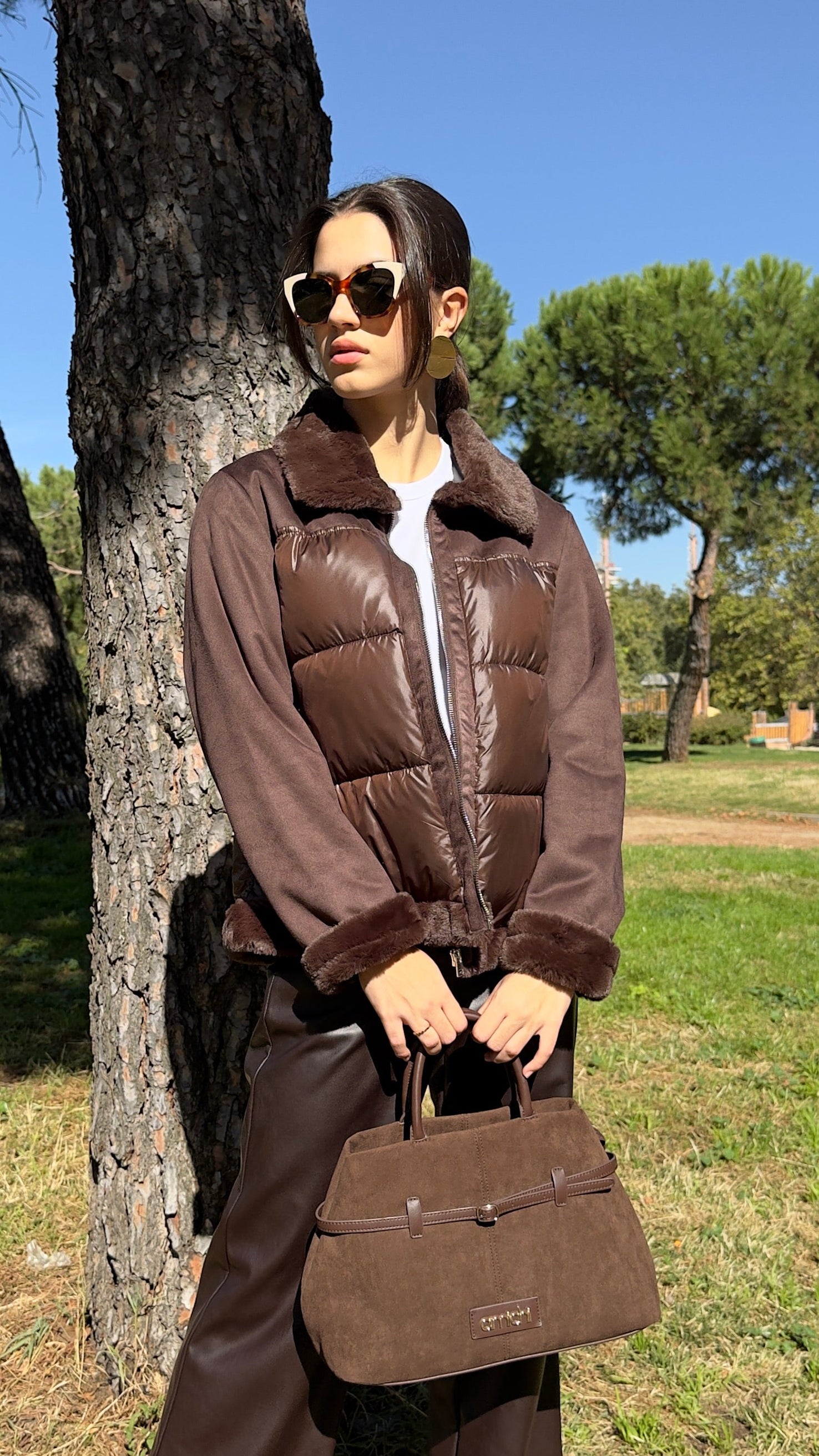 CHAQUETÓN MARRÓN