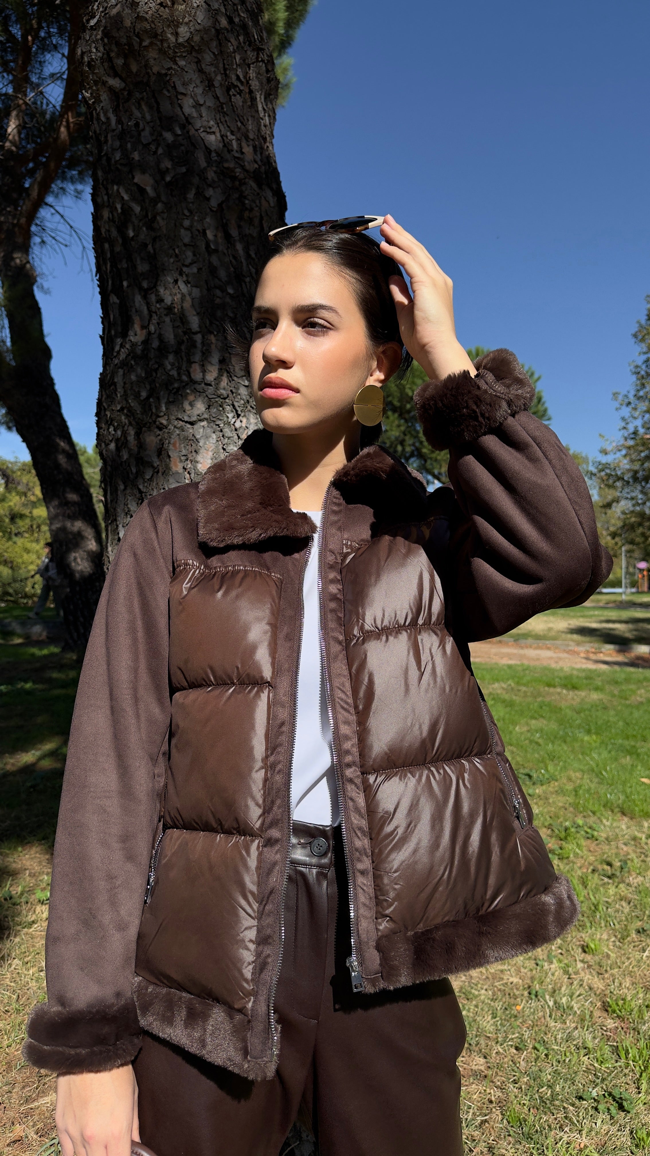 CHAQUETÓN MARRÓN