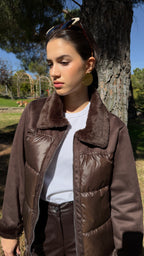 CHAQUETÓN MARRÓN