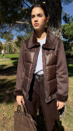 CHAQUETÓN MARRÓN