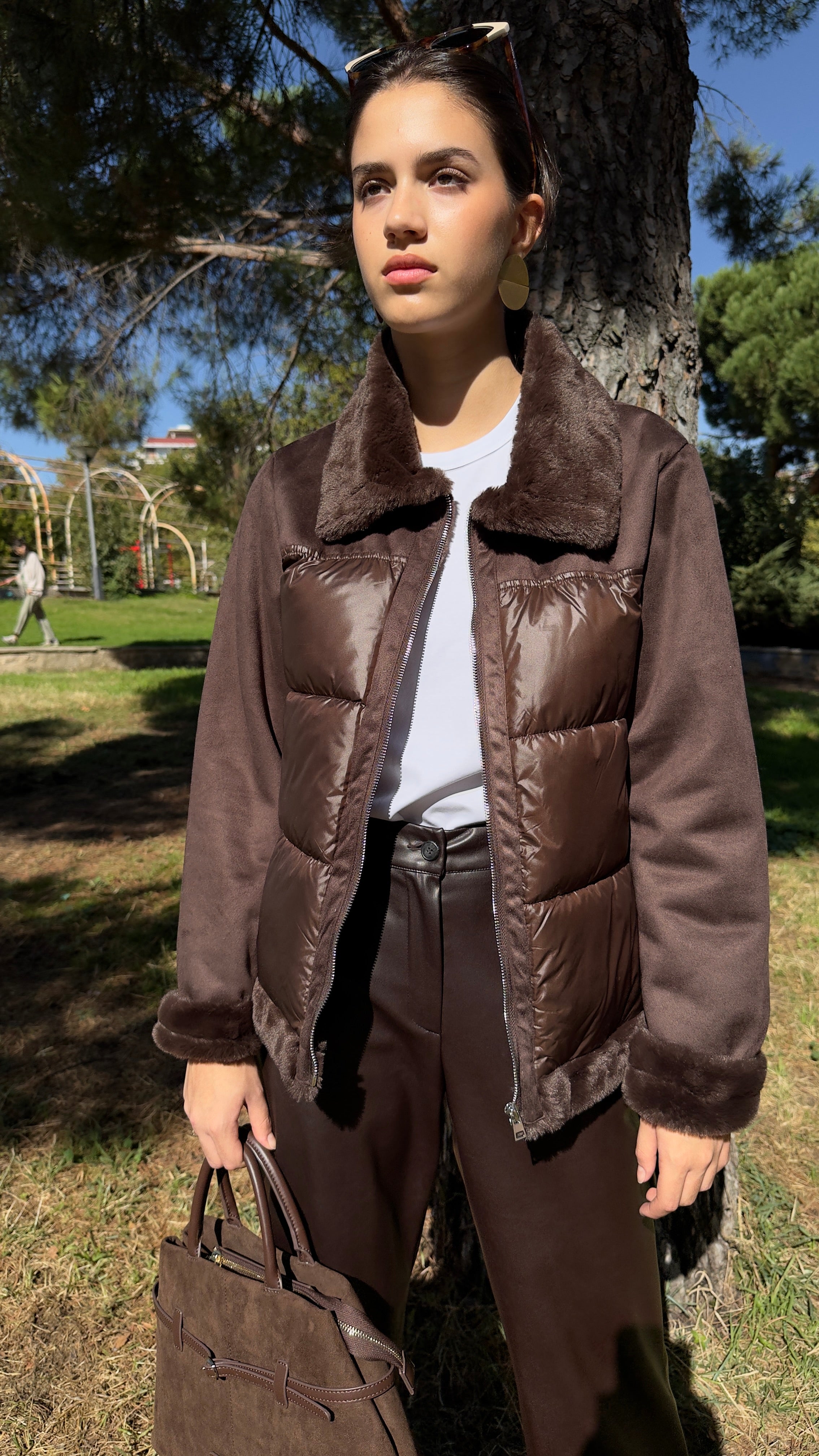 CHAQUETÓN MARRÓN