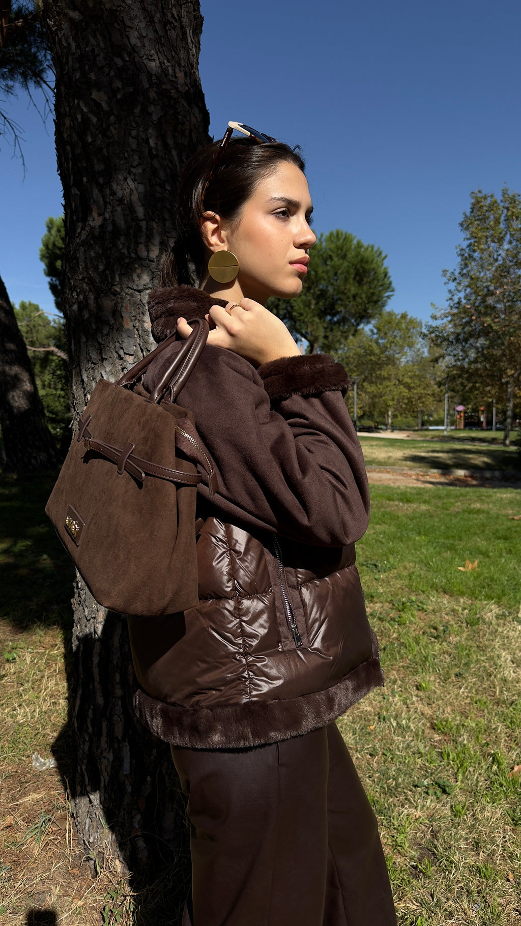 CHAQUETÓN MARRÓN