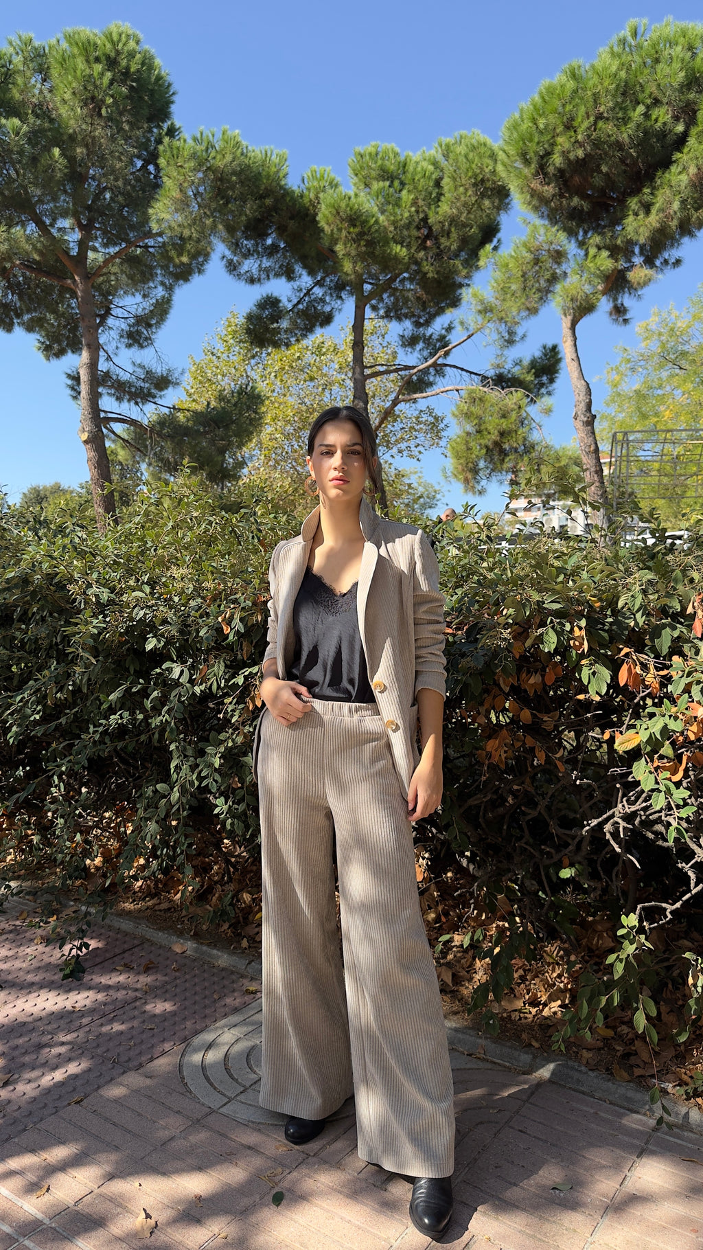 CHAQUETA PANA BEIGE