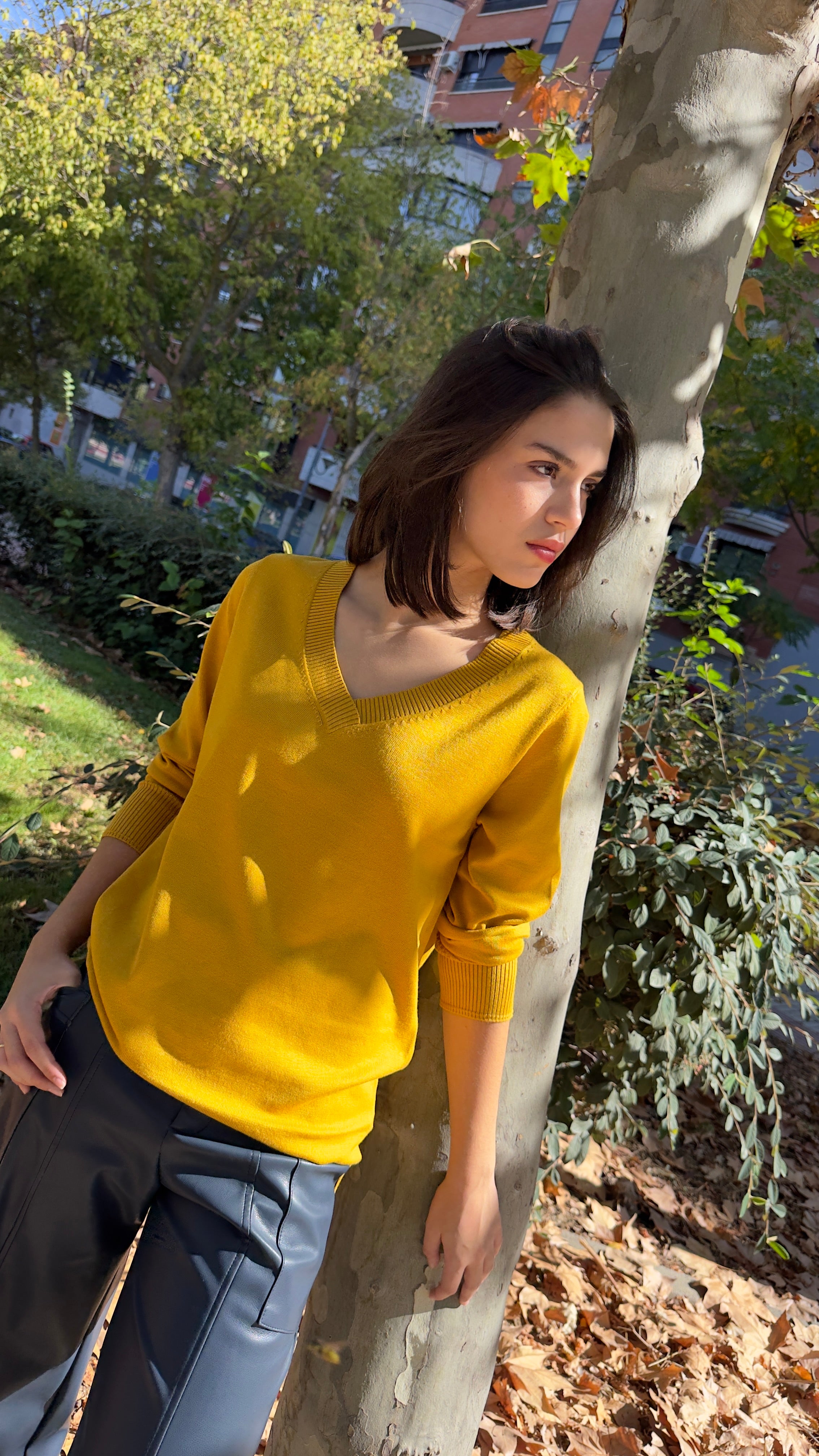 jersey color mostaza