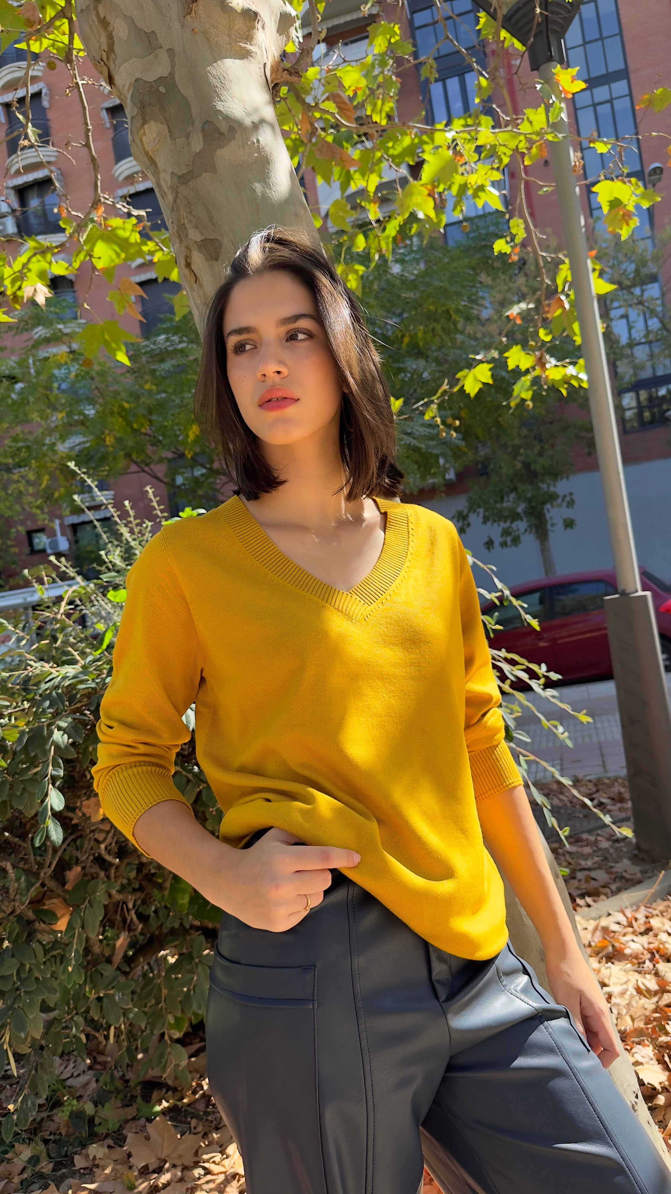 jersey color mostaza