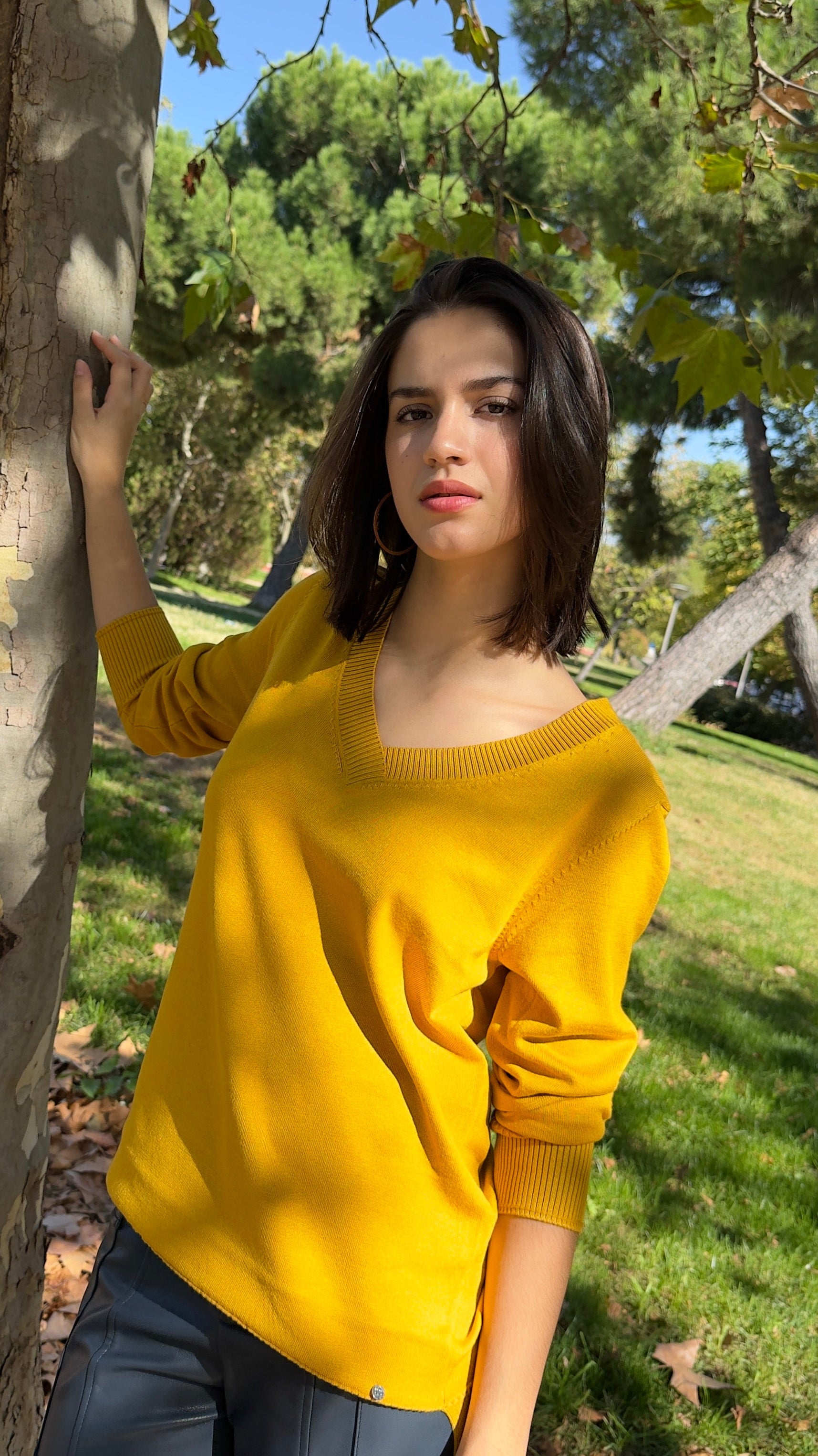 jersey color mostaza