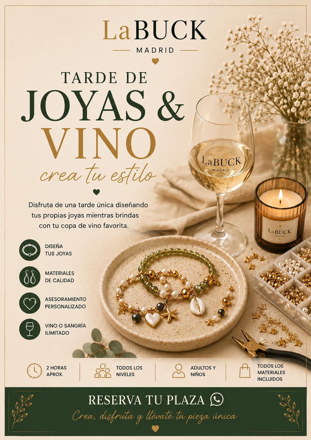 Tarde de joyas y vino