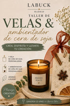 Tarde de velas & ambientador de cera de soja